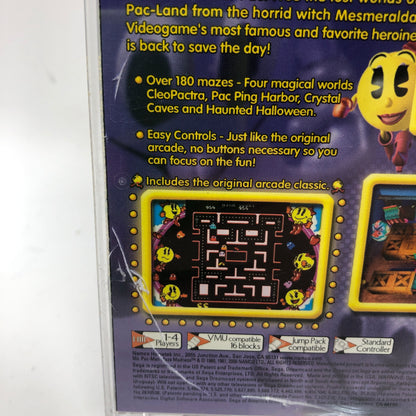 Ms. Pac-Man Maze Madness (Sega Dreamcast, 2000) CIB w/ Registration Card