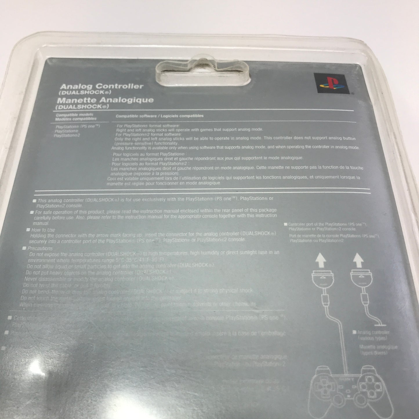 New Sony PlayStation 1 PS1 Wired Controller light gray SCPH-110 U