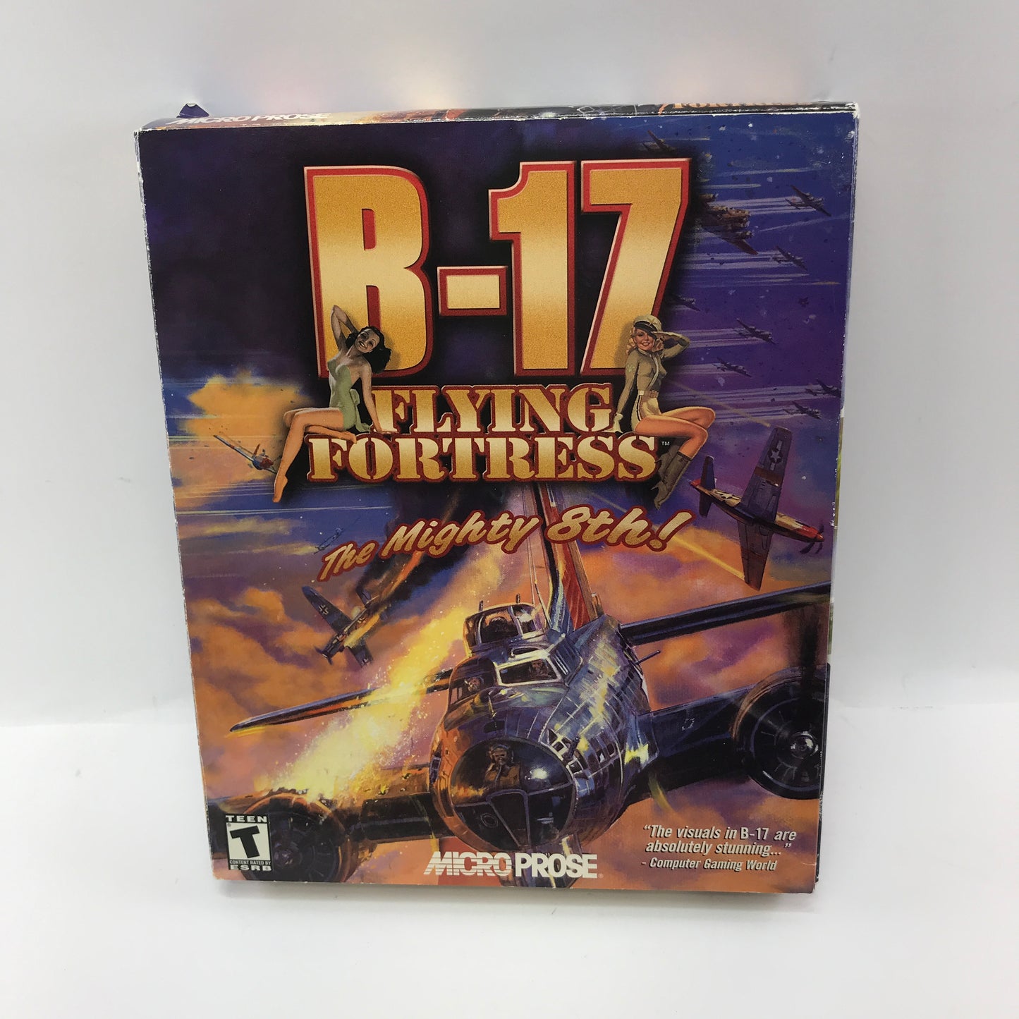 B-17 Flying Fortress: The Mighty 8th (PC, 2000) Complete in Original Big Box CIB