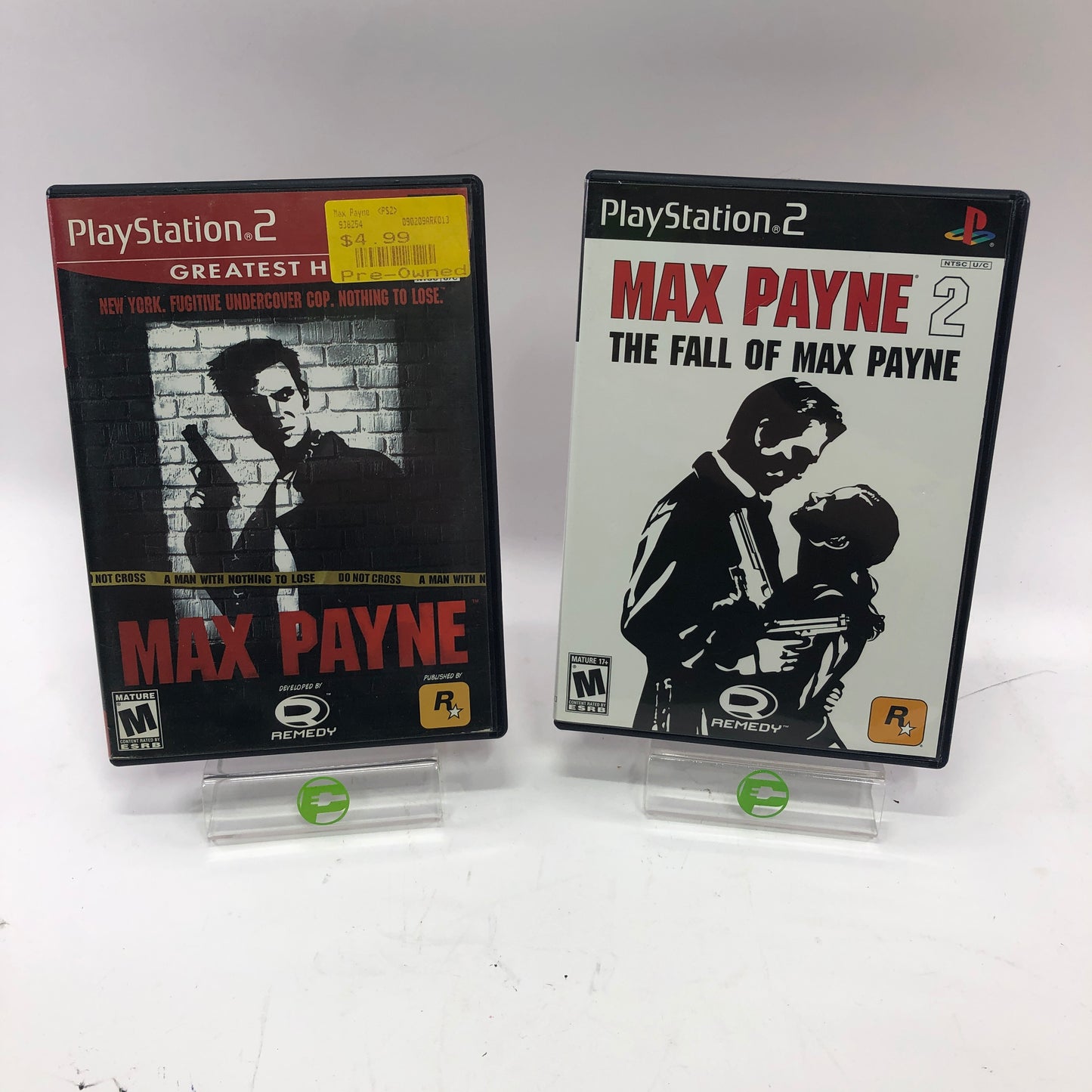 Max Payne Collection [Max Payne, Max Payne 2] CIB, Sony PlayStation 2 PS2 Games