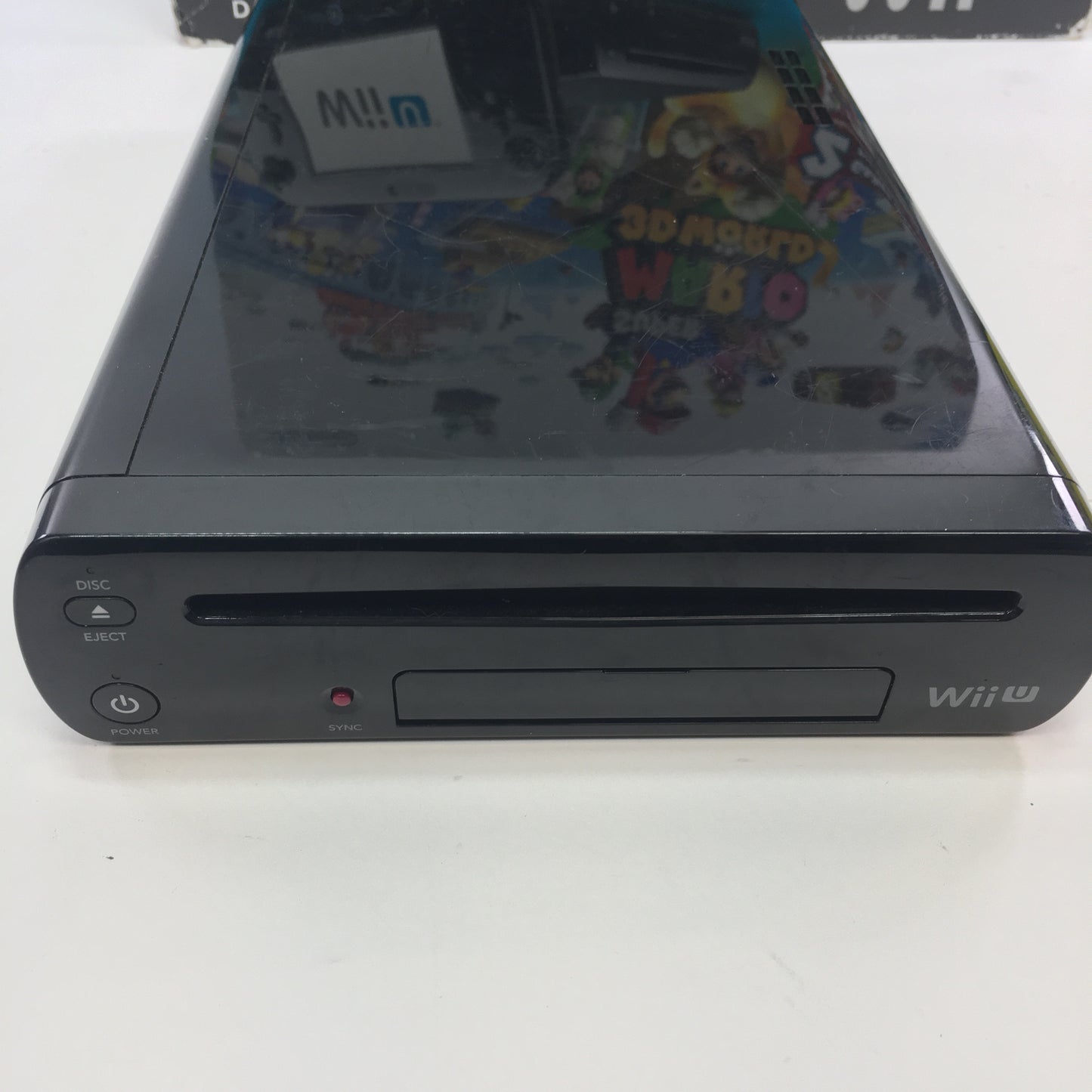 Nintendo Wii U Video Game Console Black CIB Tested and Working w Both Games