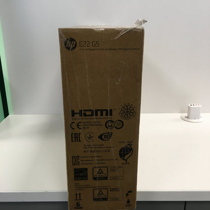 HP E22 G5 21.5" FHD Monitor 5ms 75Hz 1000:1 250 nits DisplayPort HDMI Anti-Glare