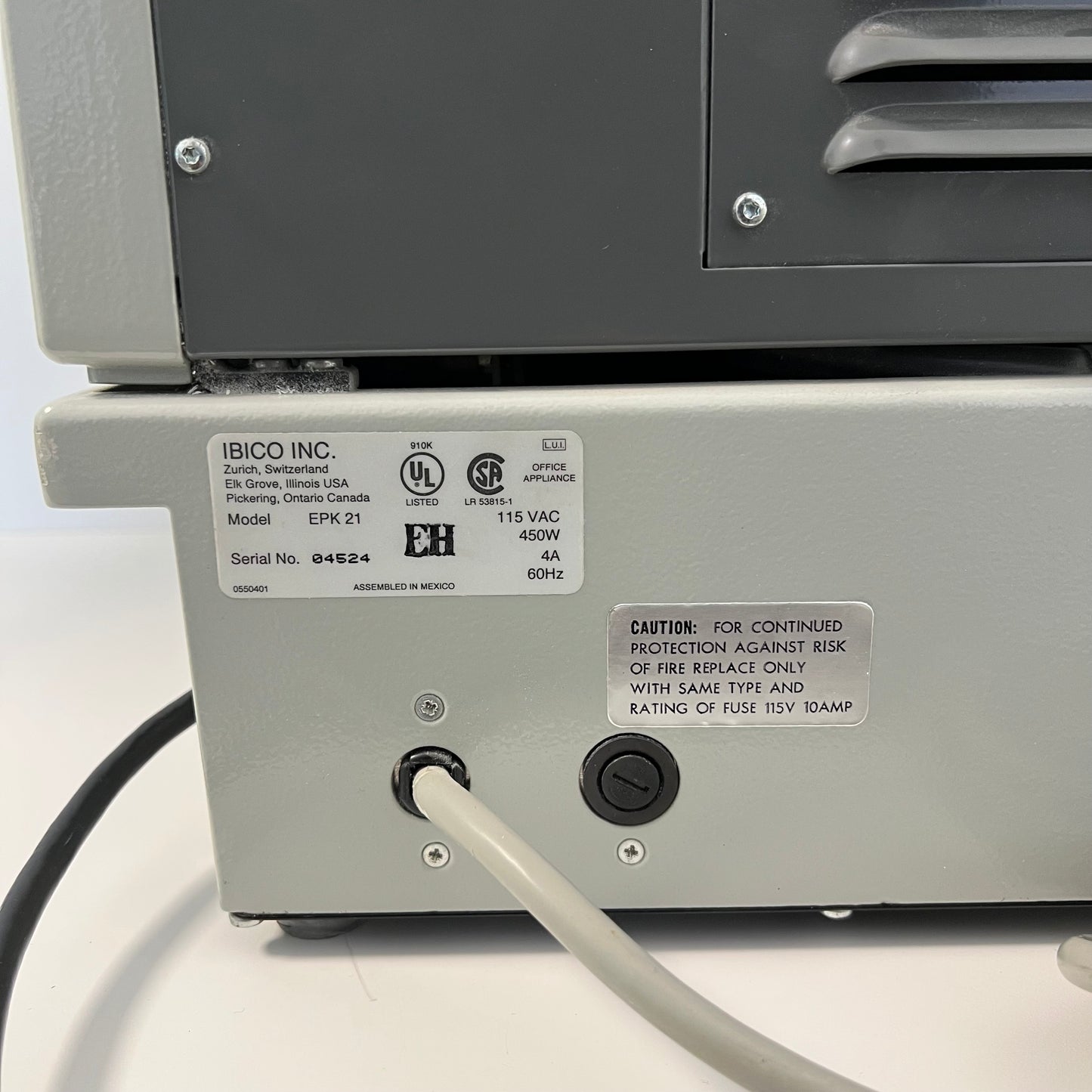 Ibico EPK 21 Automatic Binding Machine 