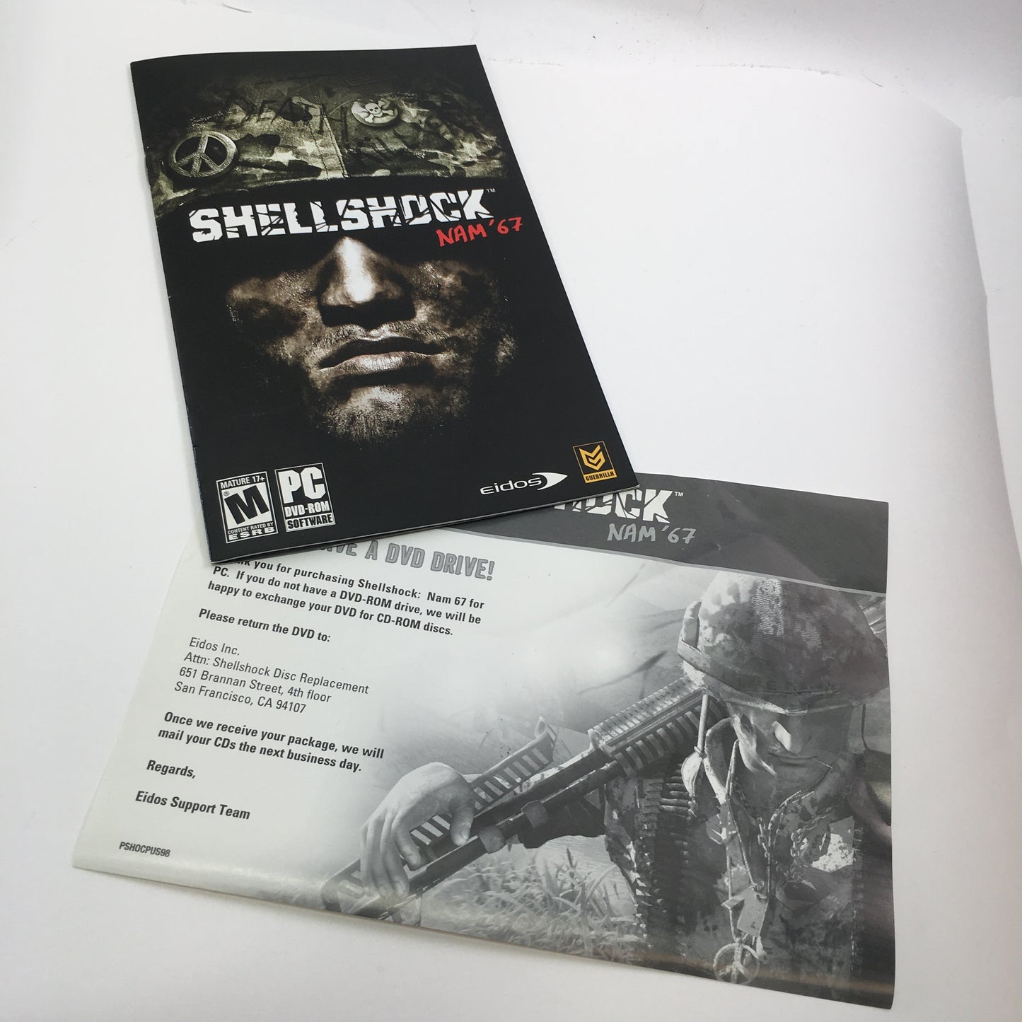 Shell Shock Nam '67 (PC, 2004) Complete in Original Box CIB