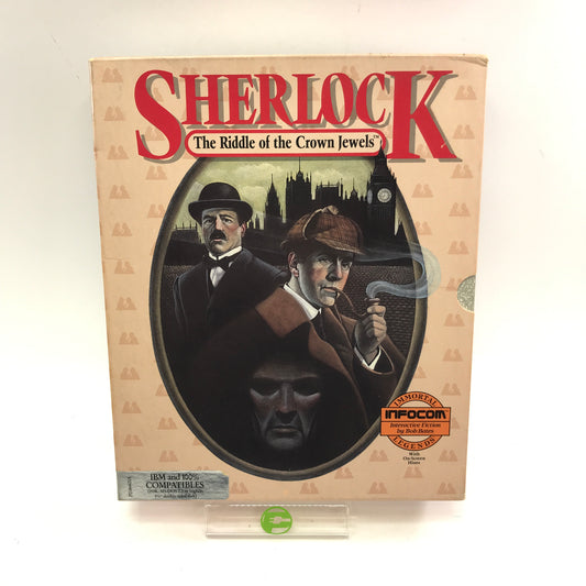 Sherlock: The Riddle Of The Crown Jewels (PC, 1988) w Original Box