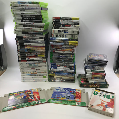 Lot of 83 Empty Game Cases [N64, PS1, PSP, DS and More] READ