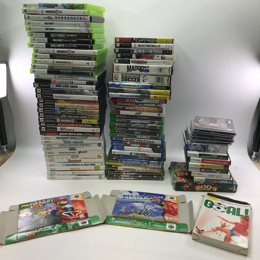 Lot of 83 Empty Game Cases [N64, PS1, PSP, DS and More] READ