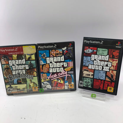 Grand Theft Auto Collection [Vice City, San Andreas, III] Sony PlayStation 2 PS2