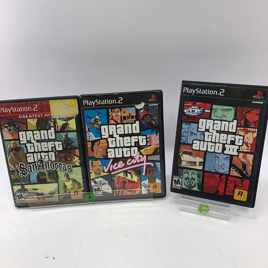 Grand Theft Auto Collection [Vice City, San Andreas, III] Sony PlayStation 2 PS2