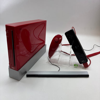 Nintendo Wii Video Game Console RVL-001 Red