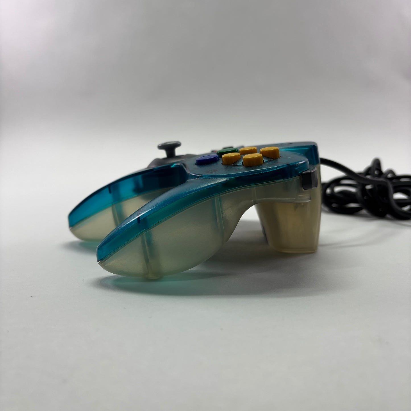 Nintendo 64 N64 Video Game Console And Controller NUS-001 Ice clear blue