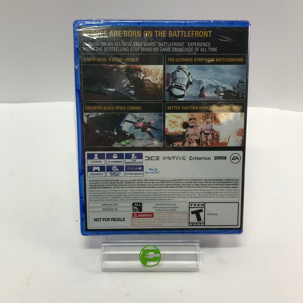 New Star Wars: Battlefront II (Sony PlayStation 4 PS4, 2017) Factory Sealed