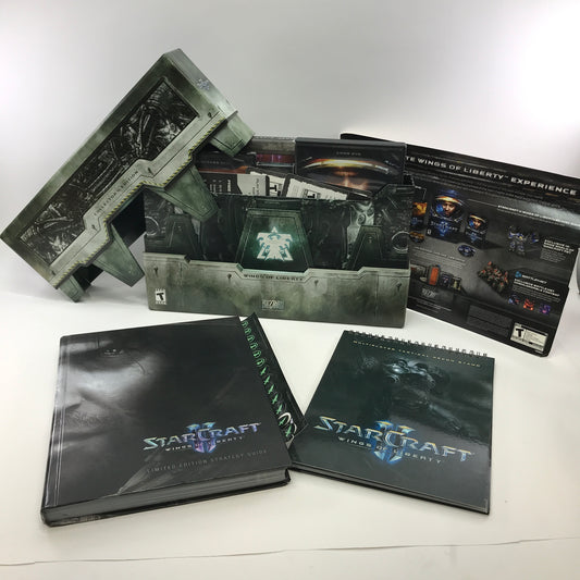 StarCraft II: Wings of Liberty [Collector's Edition] (PC, 2010) w Extras