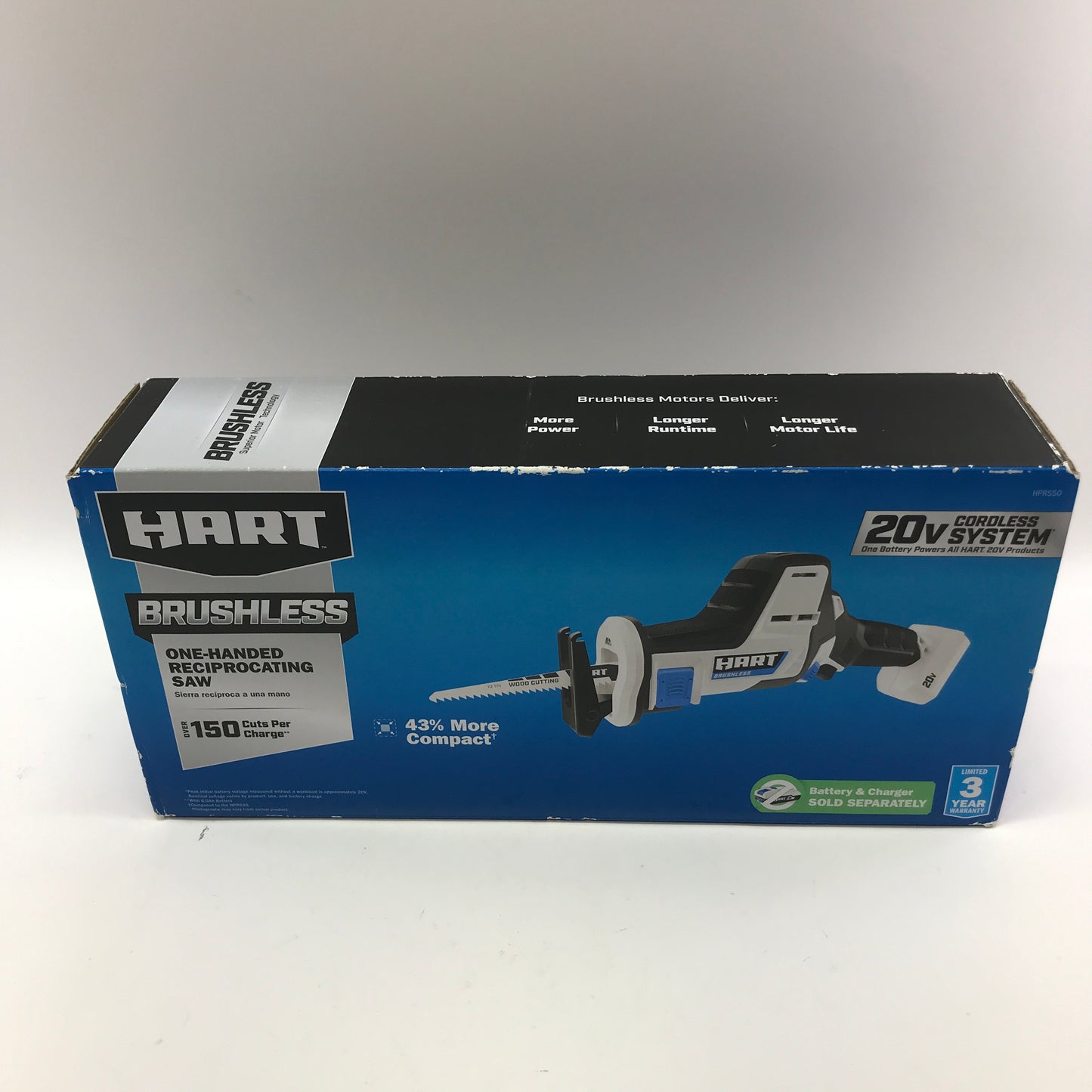 New Hart One-Handed Reciprocating Saw HPRS50 in Original Unopened Box