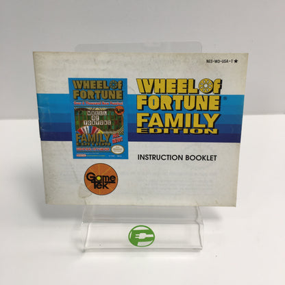Wheel of Fortune Family Edition (Nintendo NES, Tested Works
