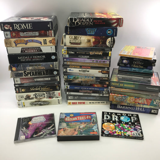 47 PC Game Collection [Medal of Honor, Rainbow Six 3, Oregon Trail and More]