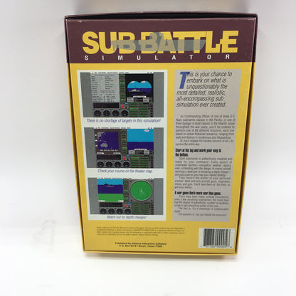 Sub Battle Simulator (PC, 1994) Complete in Original Box, CIB