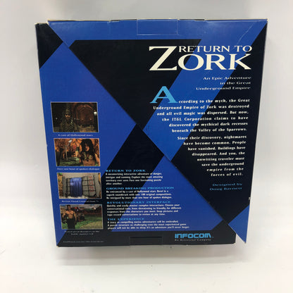 Return to Zork (PC) Complete in Original Box w/ All Inserts, CIB