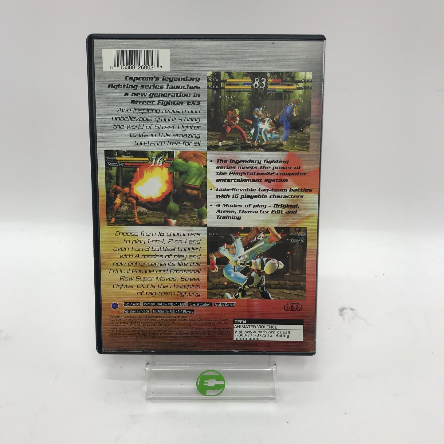 Street Fighter EX3 (Sony PlayStation 2 PS2, 2000) CIB Tested Working
