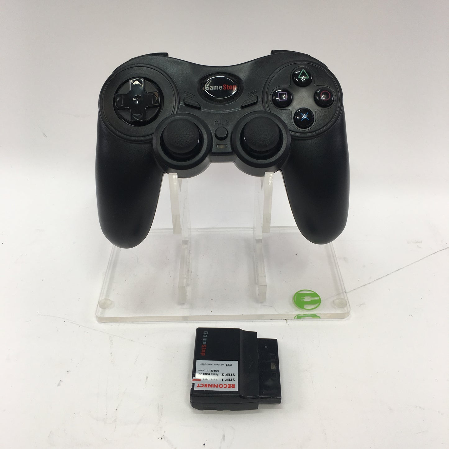 GameStop Playstation 2 PS2 Wireless Controller BB-178 w/ Dongle, Tested