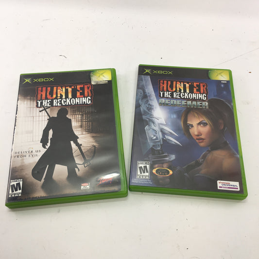 Hunter the Reckoning and Redeemer Bundle, Both CIB Microsoft Original Xbox Games