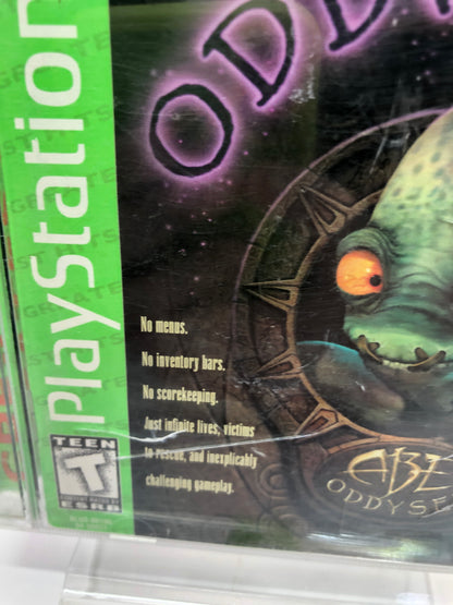 Oddworld Abe's Oddysee [Greatest Hits] (Sony PlayStation 1 PS1, 1997) CIB 