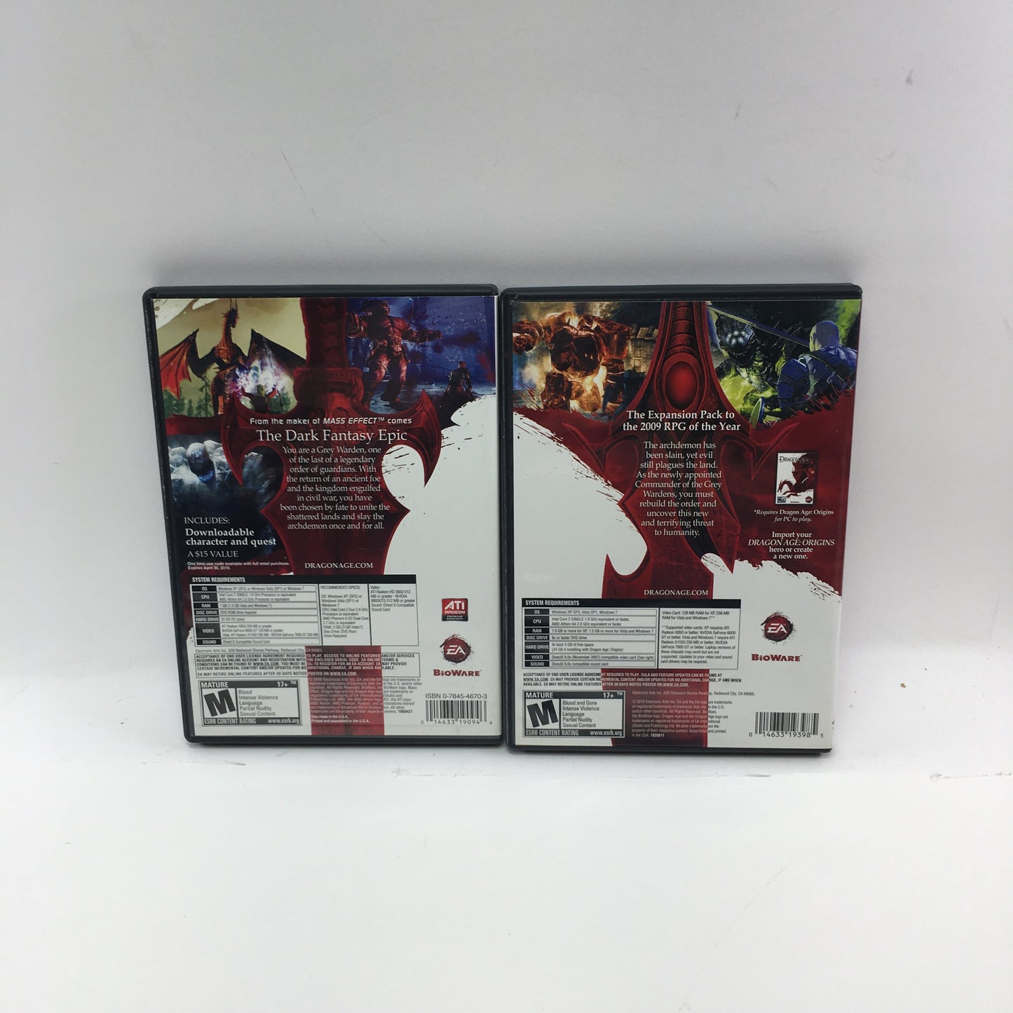 Dragon Age Origins and Dragon Age Origins Awakening Bundle for PC