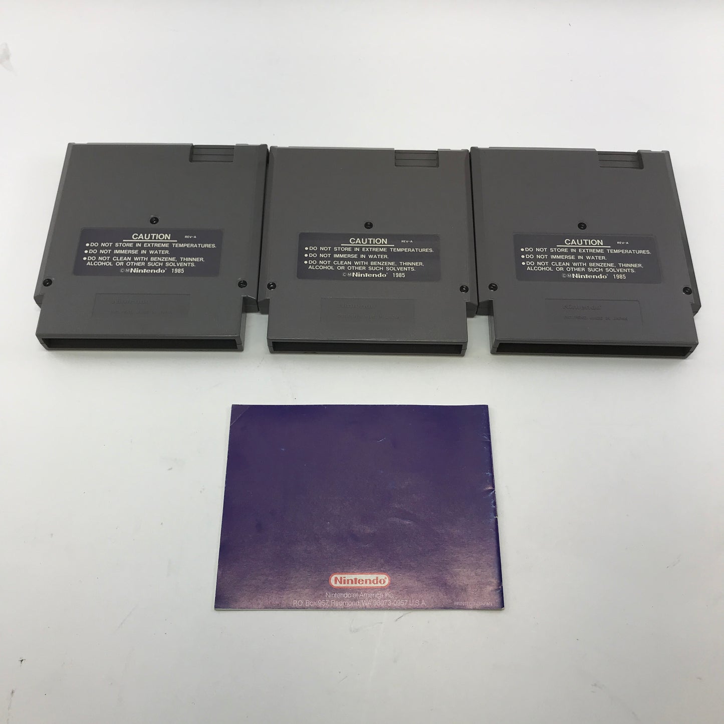 Lot of 3 Nintendo NES Games Puzzles