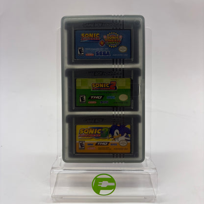 Lot of 3 Sonic Advance Nintendo Game Boy Advance Games