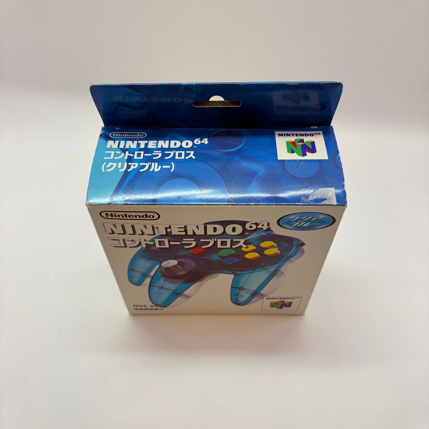 Nintendo 64 N64 Original Controller NUS-005 Ice Blue