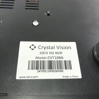 Crystal vision Wireless security camera kit CVT808N-2140C
