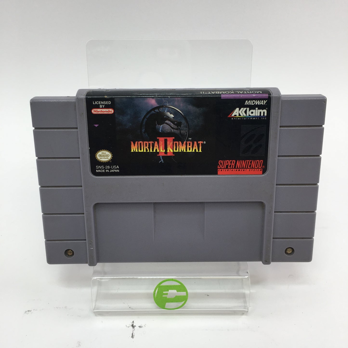 Mortal Kombat II (Super Nintendo SNES, 1993) Cartridge Only