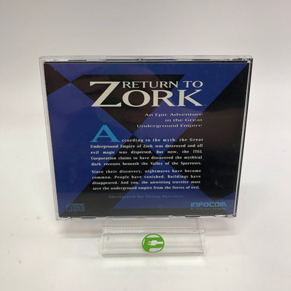 Return to Zork (PC) Complete in Original Box w/ All Inserts, CIB