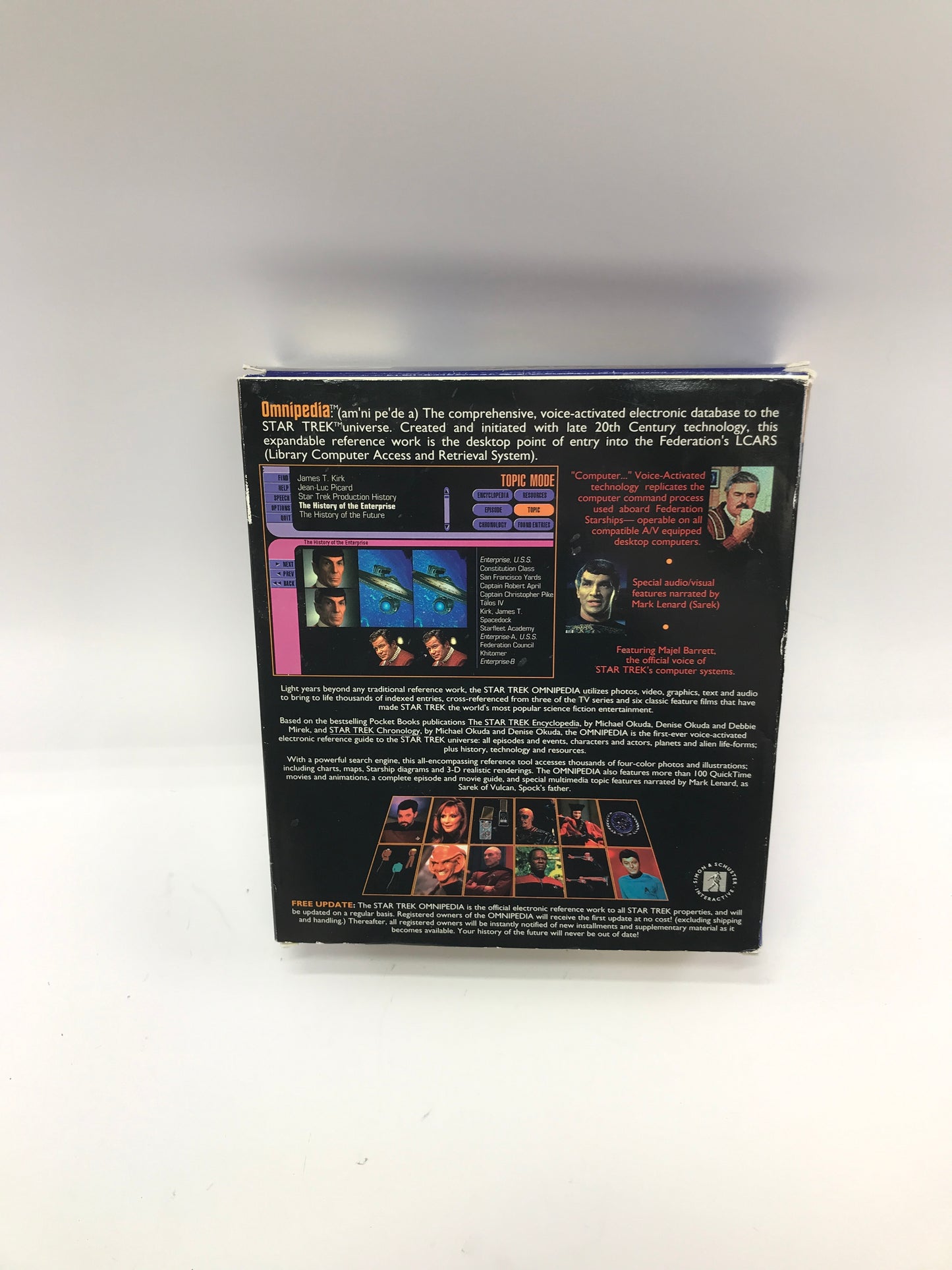 Star Trek Vintage PC Game Lot [Omnipedia, Captians Chair and More]