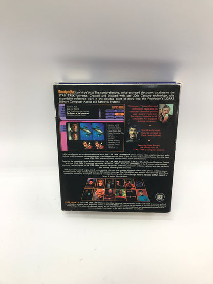 Star Trek Vintage PC Game Lot [Omnipedia, Captians Chair and More]