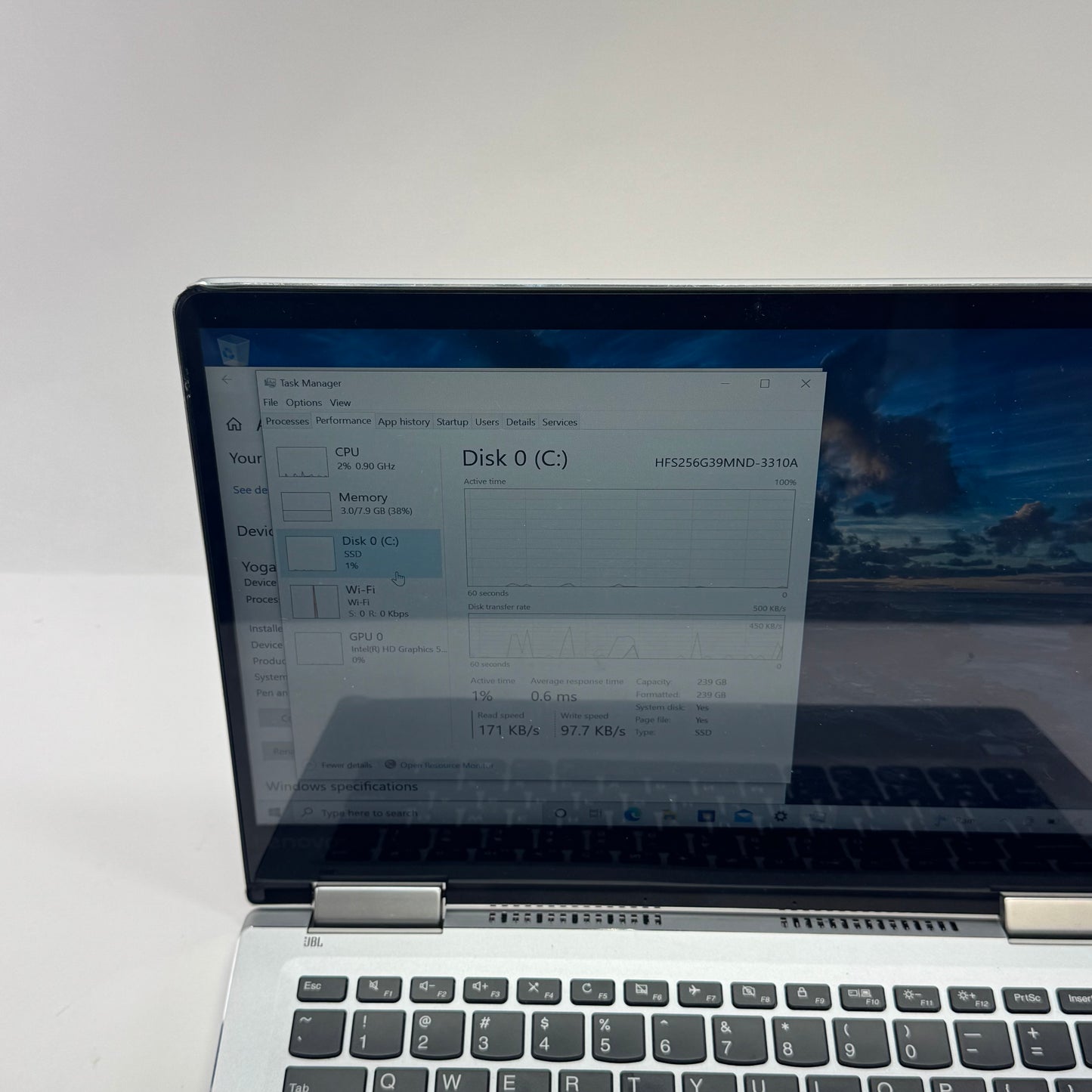 Lenovo Yoga 710 80TY 14" i5-6200U 2.4GHz 8GB RAM 240GB SSD