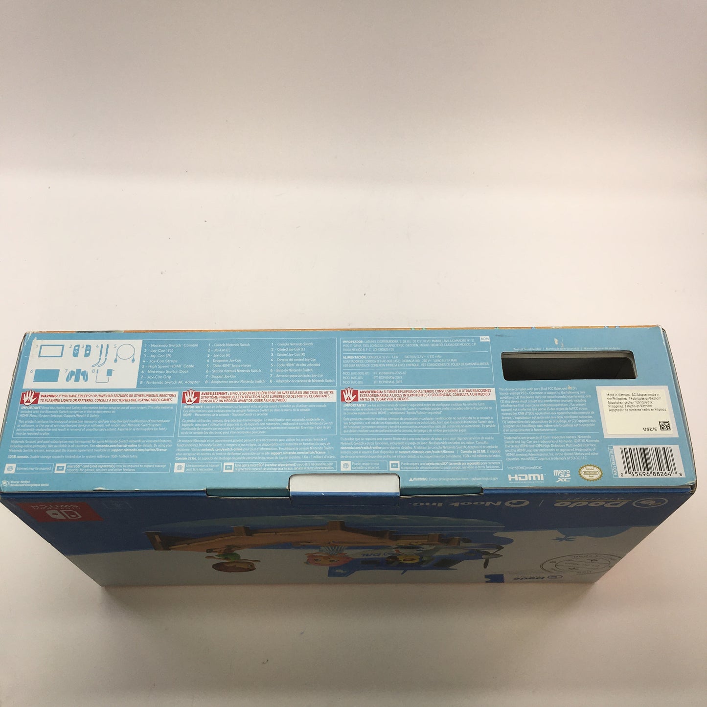 Nintendo Switch v1 Video Game Console HAC-001 Animal Crossing Edition w Box