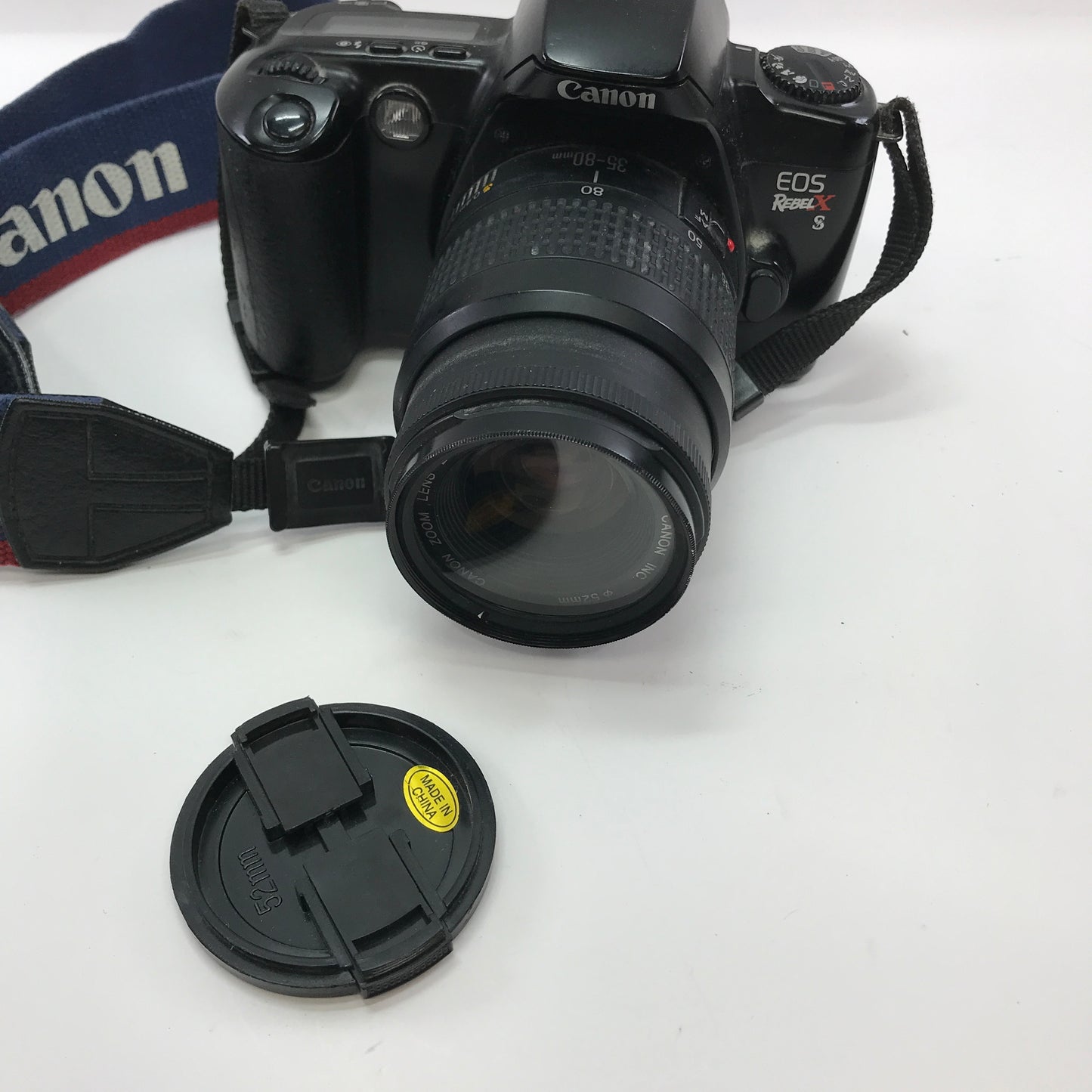 Canon Eos Rebel X SLR 35MM Film Camera w Carrying Strap