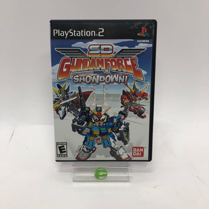 SD Gundam Force Showdown (Sony PlayStation 2 PS2, 2004) CIB Tested and Working