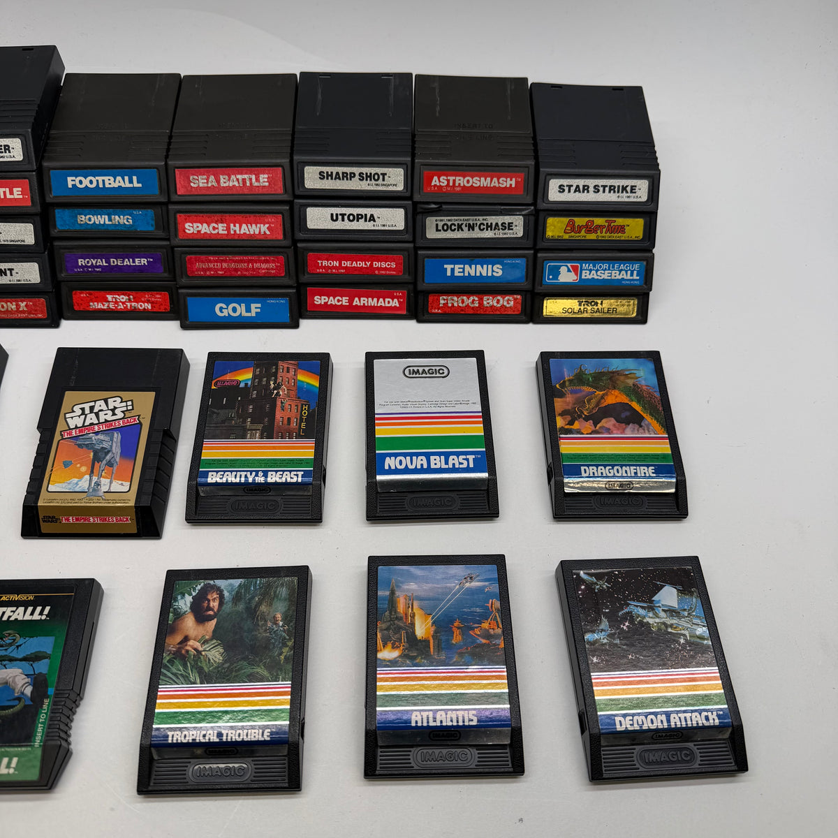 Lot of 35 Intellivision Games and Manuals Read Description