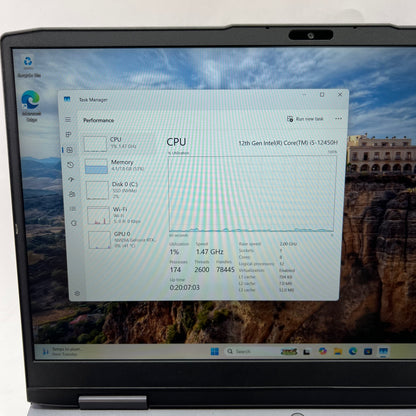 Lenovo LOQ 15IRH8 15.6" i5-12450H 2.0GHz 8GB RAM 500GB SSD GeForce RTX 3050