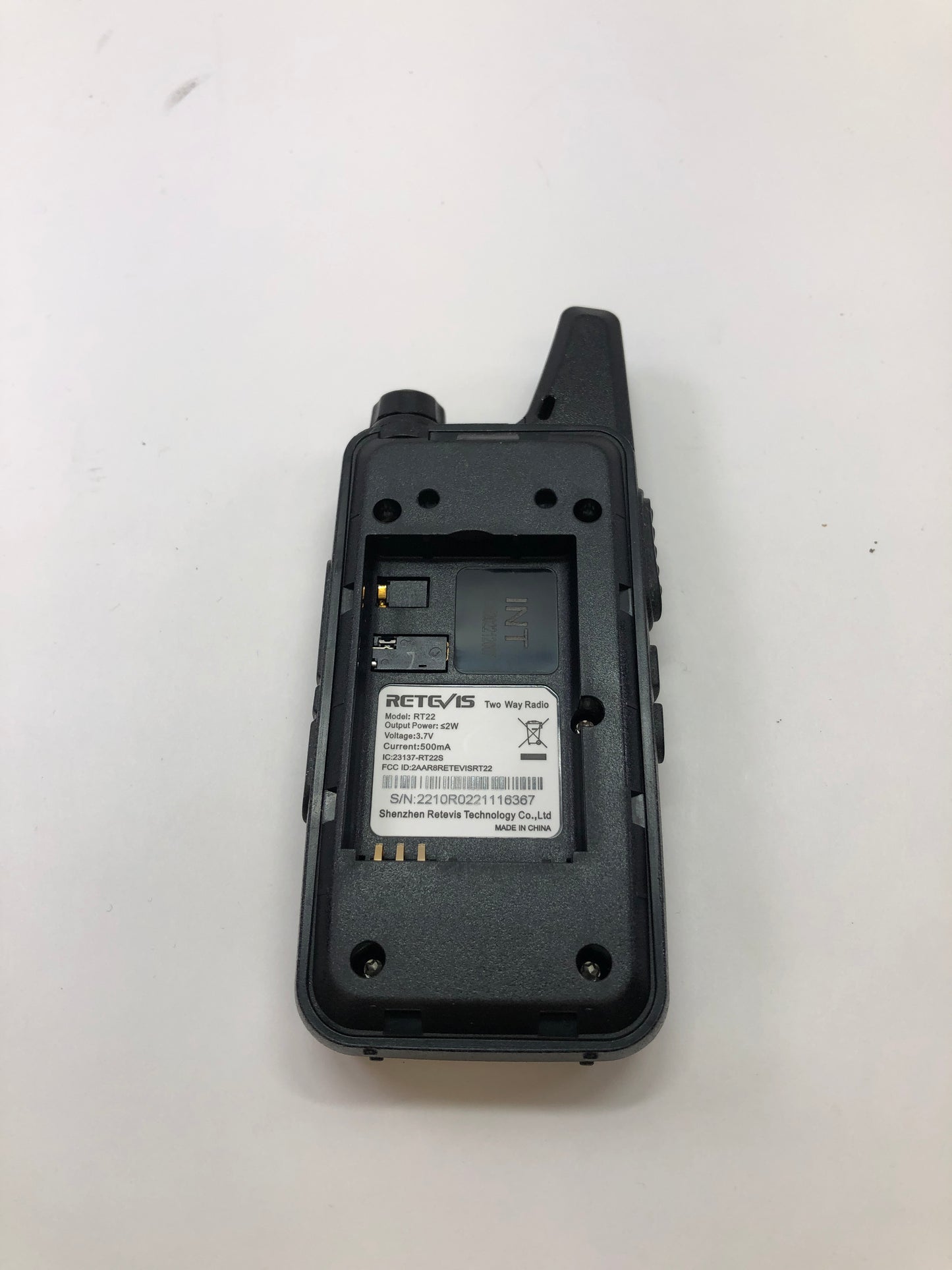 Rectvis RT22 UHF Two Way Radio w/ Battery & Clip Bundle of 8