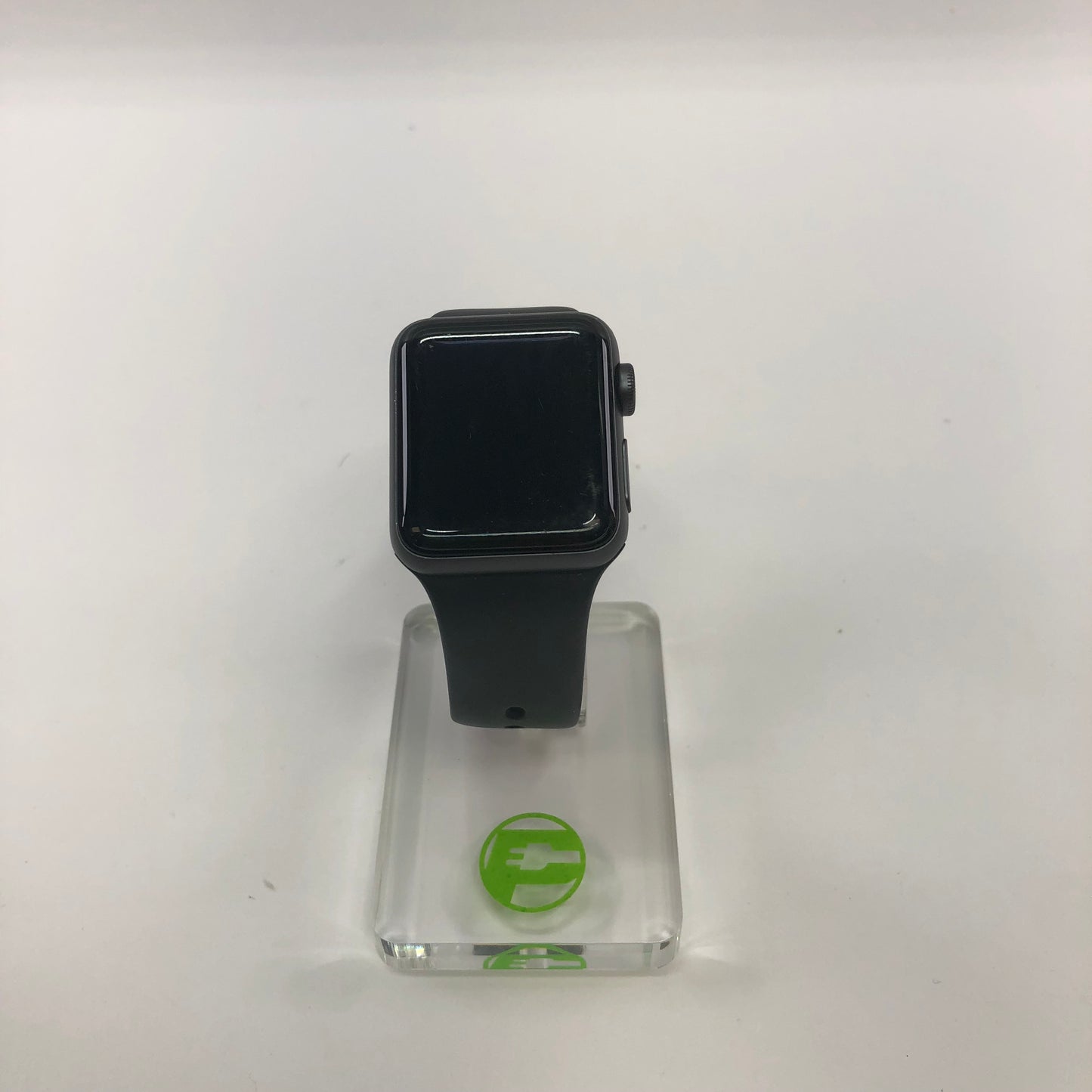GPS Only Apple Watch Series 3 38MM Space Gray Aluminum Black Sport Band A1858