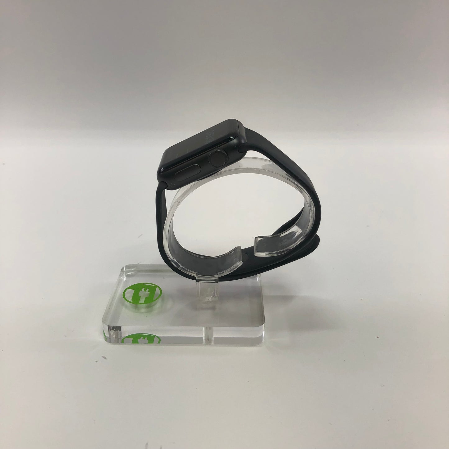 GPS Only Apple Watch Series 3 38MM Space Gray Aluminum Black Sport Band A1858