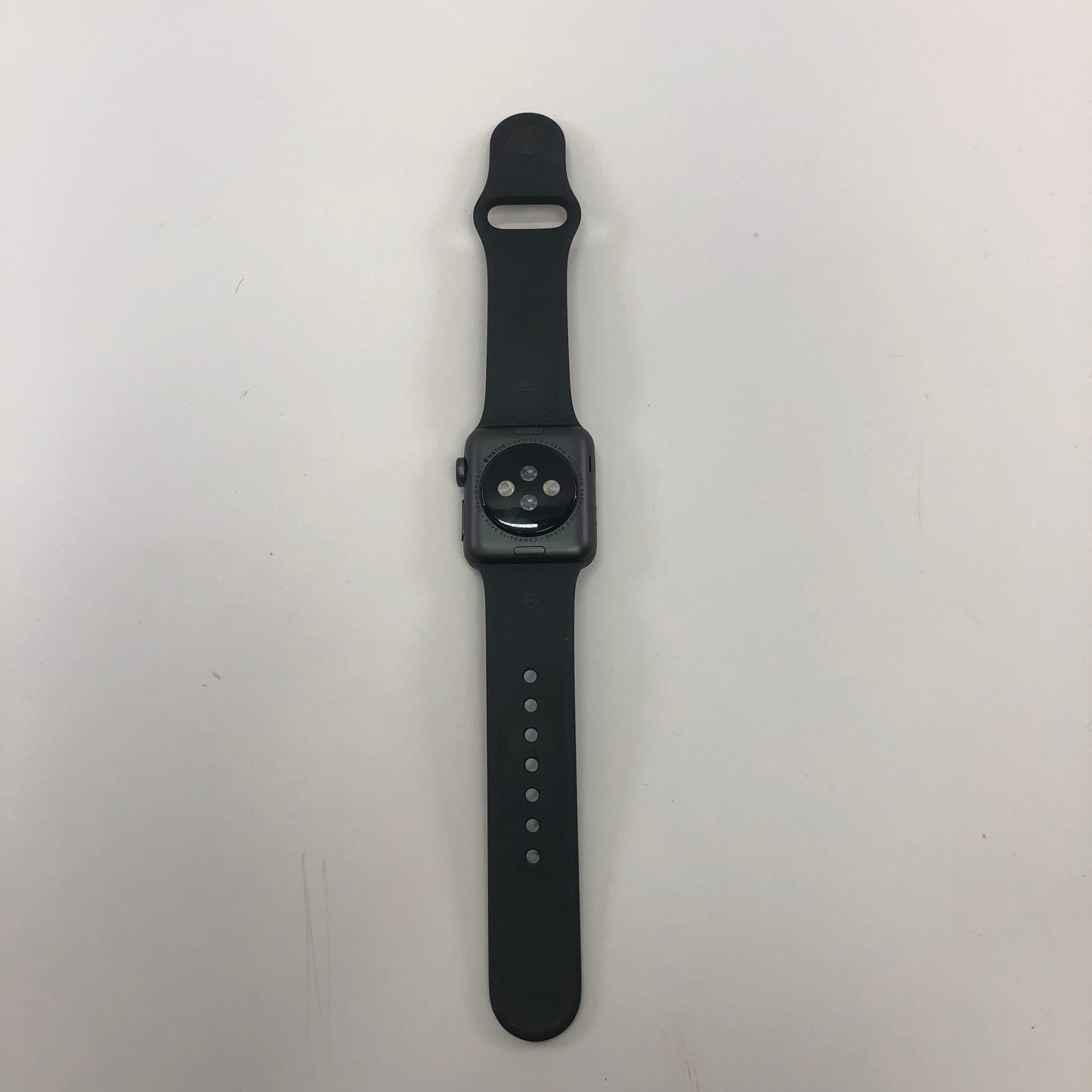 GPS Only Apple Watch Series 3 38MM Space Gray Aluminum Black Sport Band A1858