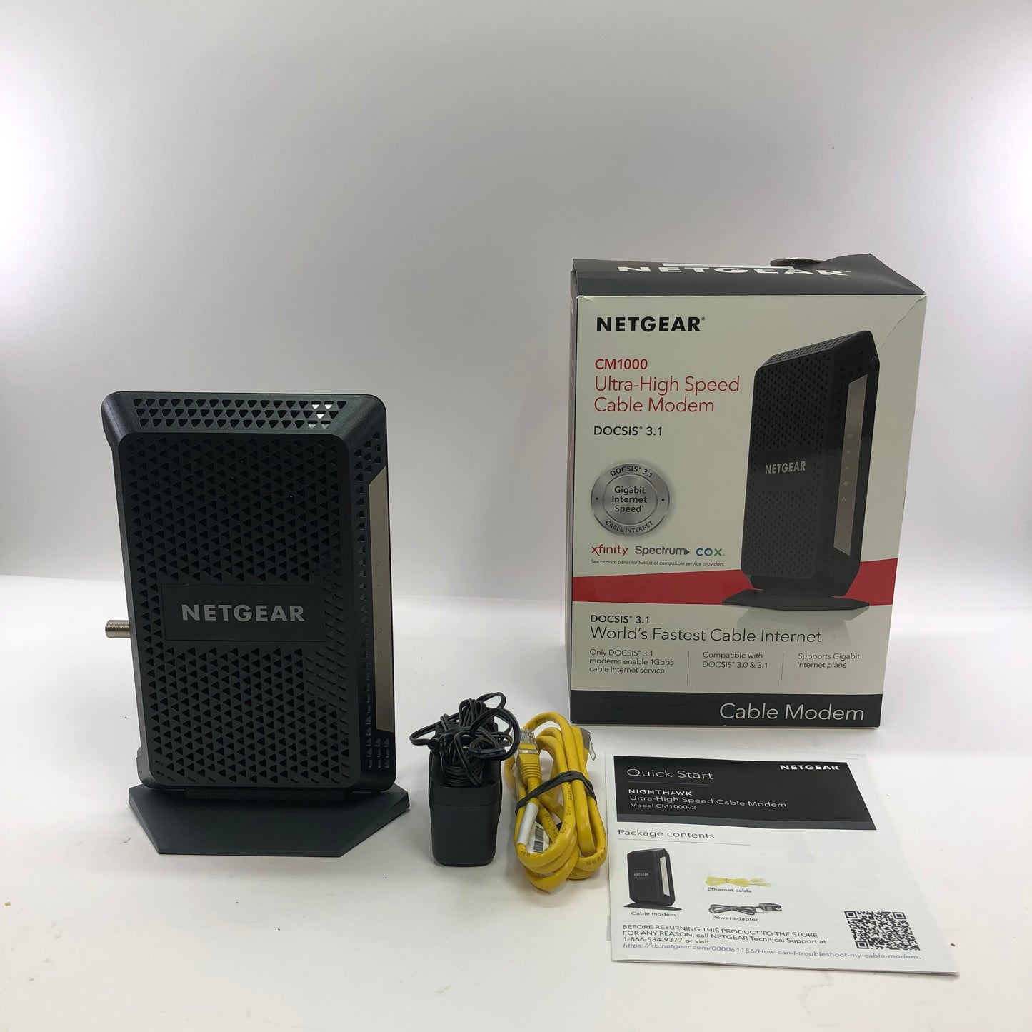 Netgear Ultra-High Speed Cable Modem-DOCSIS 3.1 CM 1000v2