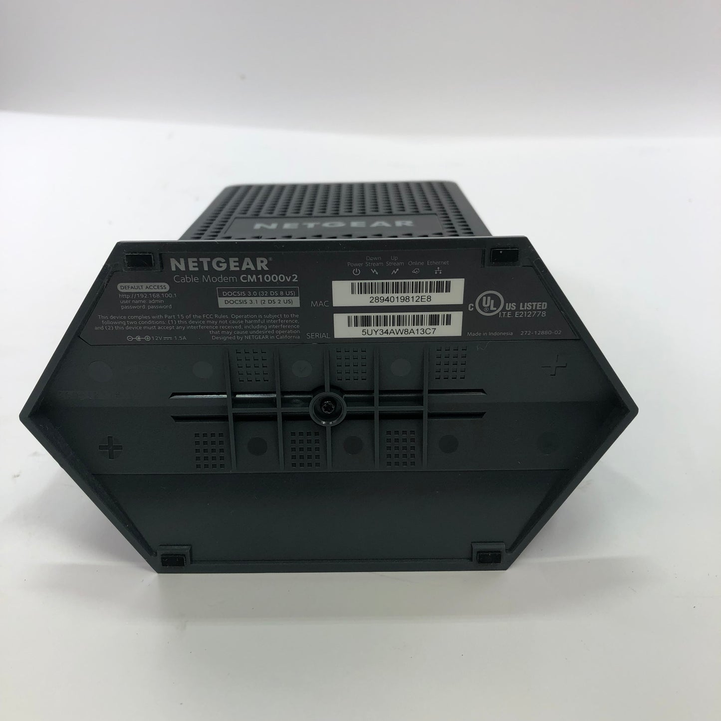 Netgear Ultra-High Speed Cable Modem-DOCSIS 3.1 CM 1000v2
