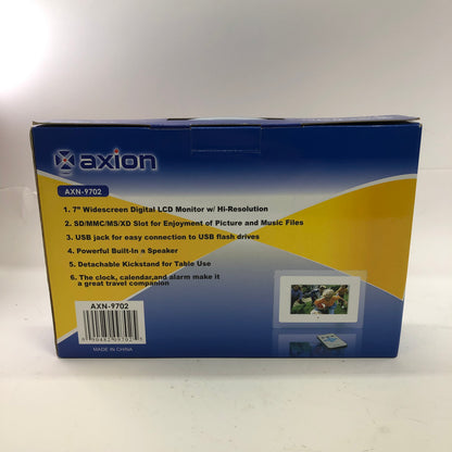 New Axion AXN-9702 7" Digital Picture Frame