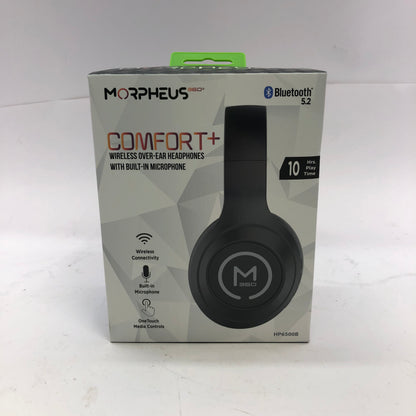 New Morpheus 360 Comfort Plus Wireless Over-Ear Bluetooth Headphones Black 