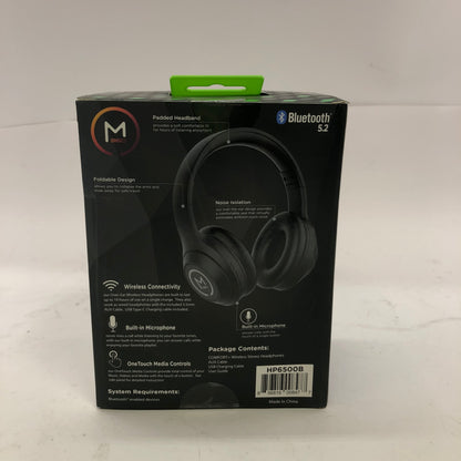 New Morpheus 360 Comfort Plus Wireless Over-Ear Bluetooth Headphones Black 